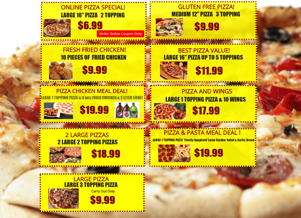 GOODY’S COUPONS ONE PAGER – Goody's Pizza &amp; Chicken… (562) 924-0588